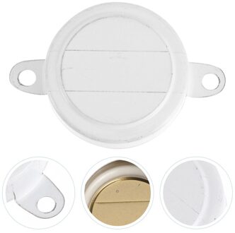 80Pcs Seal Caps Iron Covers Waterdichte Afdichting Deksels Wit