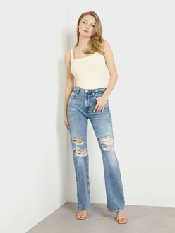 80S Jeans Rechte Broekspijp Blauw - 30