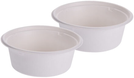 80x Duurzame, gerecyclede kommetjes/schaaltjes 13 cm