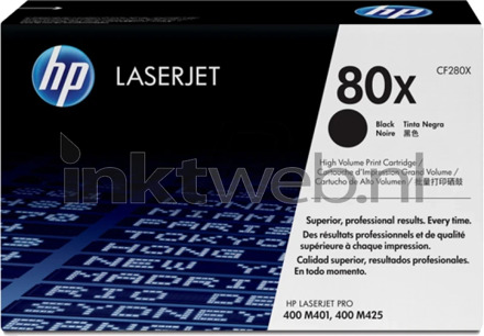 80X zwart toner