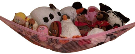 80X60X60 Cm Groter Hangmat Hoek Jumbo Organizer Opslag Voor Dieren Huisdier Speelgoed Juguetes Brinquedos #3AA8 Roze
