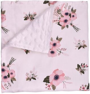80X75Cm Baby Dekens Inbakeren Peuter Minky Zachte Baby Deken Stripped Inbakeren Wrap Beddengoed Covers Bubbles Baby Accessoires bloem