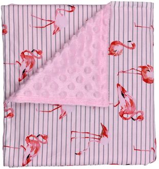 80X75Cm Baby Dekens Inbakeren Peuter Minky Zachte Baby Deken Stripped Inbakeren Wrap Beddengoed Covers Bubbles Baby Accessoires flamingo