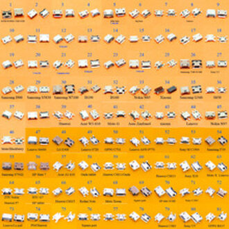 81 modellen 7 PIN 5PIN mini micro usb charging Port connector socket jack voor Samsung HTC Lenovo ZTE huawei Xiaomi telefoon tablet