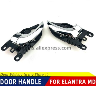 826103X010CR 826203X010CR Chrome Front Inside Inner Deurklink Achter Voor Hyundai Elantra Md links