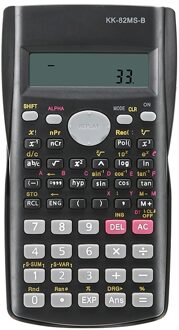 82MS-A Draagbare Handheld Multifunctionele Rekenmachine Voor Wiskunde Onderwijs Studenten Functie Display Wetenschappelijke Rekenmachine