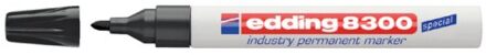 8300 Industrie Permanent Marker Zwart