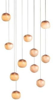 84.11 Random Hanglamp - Roze - Vierkante plafondkap Wit