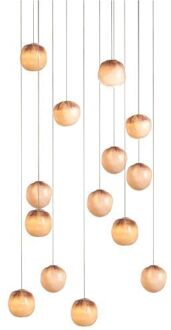 84.14 Random Hanglamp - Roze - Rechthoekige plafonkap Wit