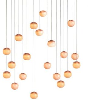 84.20 Random Hanglamp - Roze - Rechthoekige plafondkap Wit