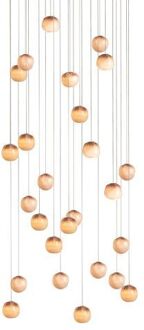 84.26 Random Hanglamp - Roze - Rechthoekige plafondkap Wit