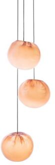 84.3 Cluster Hanglamp - Roze Wit