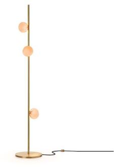 84.3 Tall Vloerlamp - Roze - Messing base Wit