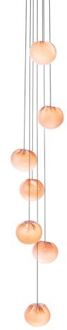 84.7 Cluster Hanglamp - Roze Wit