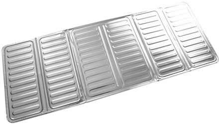 84X32.5cm Keuken Aluminiumfolie Koken Koekenpan Olie Splash Screen Cover Anti Splatter Shield Guard Olie Divider