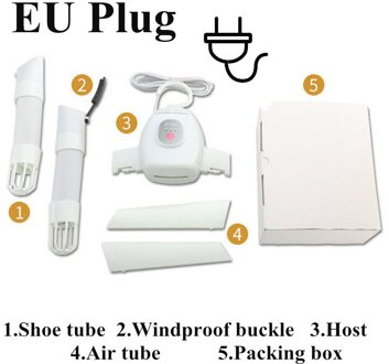 85-240V Elektrische Droogrek Smart Kleerhanger Droger Rack Draagbare Outdoor Reizen Mini Vouwen Kleding Schoenen heater wit EU plug