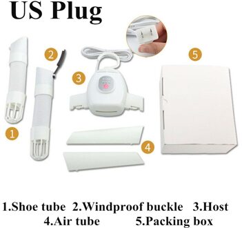 85-240V Elektrische Droogrek Smart Kleerhanger Droger Rack Draagbare Outdoor Reizen Mini Vouwen Kleding Schoenen heater wit US plug