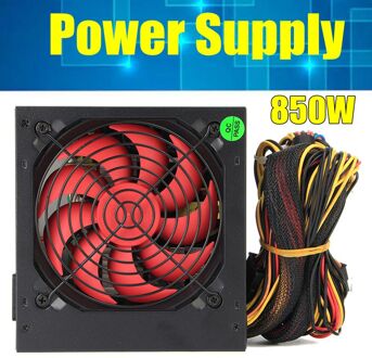 850W Voeding 110V-230V 120Mm Led Fan 24 Pin Pci Sata Atx 12V actieve Pfc Pc Computer Voeding Voor Desktop Gaming