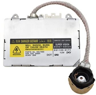 85967-50020 D2S D2R DDLT002 Xenon Koplamp Ballast Computer Lichtregeling Ontsteker 85967 50020 Gebruikt Auto Accessoire 1XBallast / 5000 k
