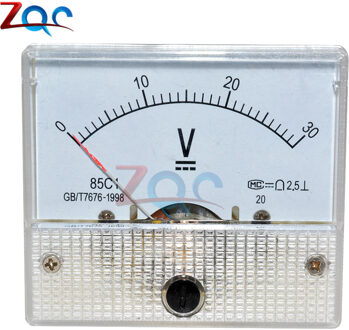 85C1 Dc 30V Analoge Panel Volt Voltage Meter Voltmeter Gauge 0-30V/Dc 50V Analoge panel Volt Voltage Meter Voltmeter Gauge 0-50V