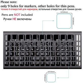 86 Slots Premium Pen Houder Acryl Desk Stand 2 Gat Maten Duurzaam Organisator Opslag Voor Gel Pennen Potloden Art Markers borstel Pen
