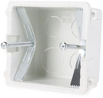 86 Type Dark Doos Reparatie Schroef Mangaan Staal Vervangen Oude Junction Box Vaste Wandschakelaar Socket Mount Box Cassette Reparatie 10 stk