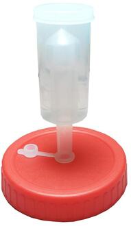 86Mm Brede Mond Mason Jar Gisting Deksel Premium Mason Jar Fermenteren Deksel Gisting Kit Voor Brede Mond Potten rood