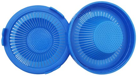 86Mm Brede Mond Pot Screen Kiemen Zeef Deksel Kit Groeiende Bean Indoor Kiemen Deksel Voor Mason Jar Huishoudelijke Benodigdheden Blauw