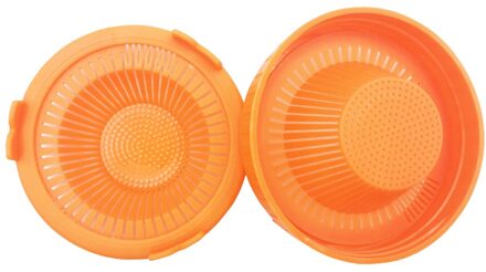 86Mm Brede Mond Pot Screen Kiemen Zeef Deksel Kit Groeiende Bean Indoor Kiemen Deksel Voor Mason Jar Huishoudelijke Benodigdheden oranje