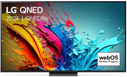 86QNED86T6A (2024) - 86 inch - QLED TV Zwart