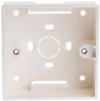 86X86 PVC Junction Box Wall Mount Cassette Voor Schakelaar Socket BaseDrop