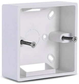 86X86 PVC Thickening Junction Box Wall Mount Cassette For Switch Socket Base Switch Bottom Box Electrical Box Accessories