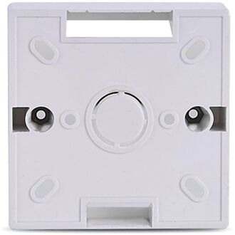 86X86 Pvc Verdikking Junction Box Wall Mount Cassette Voor Schakelaar Socket Base Schakelaar Bodem Doos Elektrische Doos Accessoires