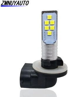 881 894 H27 H27W/2 LED Bulb 12SMD 3535 White Car Fog Light Lamps Auto DRL Day Running Lights 12V H27W