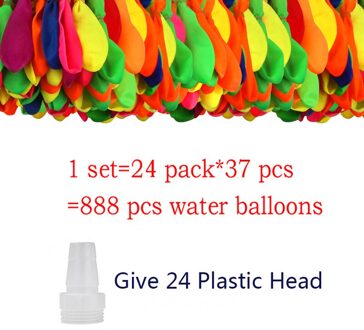 888Pcs Water Bommen Ballonnen Quick Fill Magic Ballon Outdoor Speelgoed Voor Kinderen Water Speelgoed Games Zomer Beach Ball Party kinderen