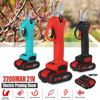 88V Electric Pruning Shears Electric Trimmer Cordless Garden Tools Hedge Trimmer Rechargeable Hedge Trimmers for Branches Tool