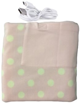 88X65 Cm Draagbare 5V Usb Elektrisch Verwarmde Deken Car Office Gebruik Warme Deken Heater Winter Warming Producten elektrische Dekens Roze