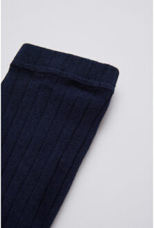 892 RIB tights NAVY - maat 122 Blauw