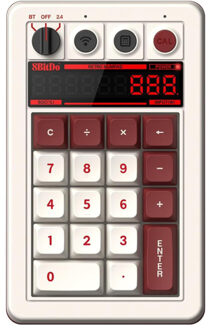 8Bitdo Retro 18 Mechanical Numpad - Fami Edition Numpad