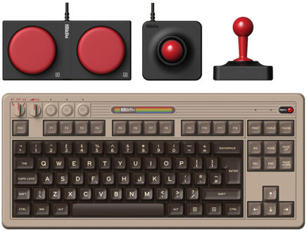 8Bitdo Retro Mechanical ISO Keyboard - C64 Edition Gaming toetsenbord