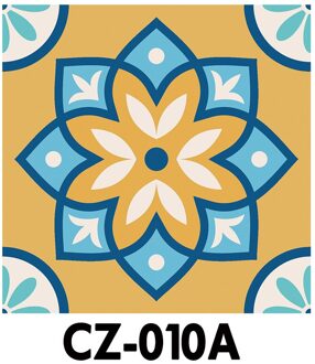 8Cm 12Pcs Wandtegel Stickers Zelfklevende Back Splash Diy Keuken Badkamer Decoratie Stickers Home Decor Muursticker tape 010A