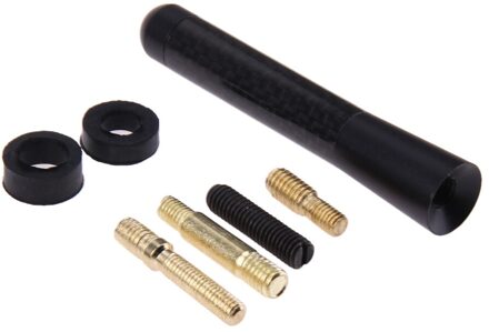 8Cm/3.14 ''Mini Universal Carbon Fiber Fm Korte Antenne Antennes Extender Voor Am/Fm Radio Signaal