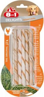 8in1 Delights Twisted Sticks - Kip - 10 x 5.5 g