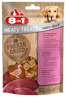 8in1 Freeze Dried Eend - Hondensnacks - 50 g