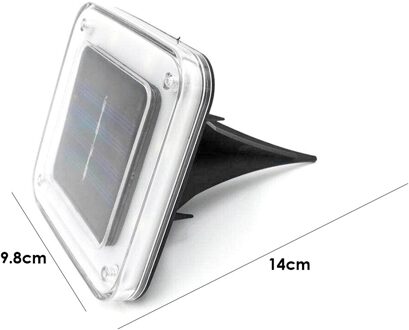 8LED Solar Light Home Garden Solar Power Grond Licht Onder Grond Begraven Lamp Outdoor Path Way Tuin Decking Yard Gazon lampen wit licht