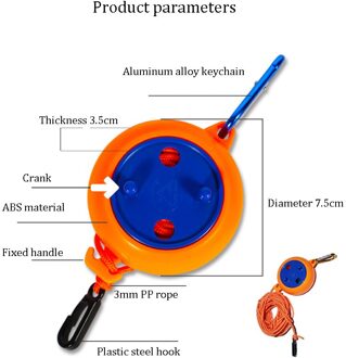 8M Niet-Geperforeerde Waslijn Intrekbare Draagbare Reizen Droogrek Outdoor Camping Winddicht Draagbare Opknoping Rack Kleding