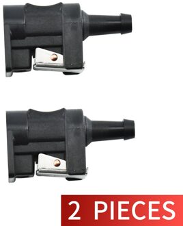 8Mm 5/16 ''Vrouwelijke Fuel Line Pipe Connector Fittings Adapter Voor Yamaha Parsun Hidea Buitenboordmotor Motor Slang Boot accessoires 2 stukken