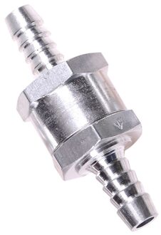 8Mm Aluminium Brandstof Non-Return One Way Terugslagklep Hoge Druk Geschikt Voor Benzine Diesel Marine