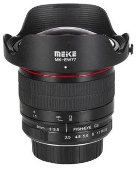 8mm F3.5 SLR Groothoeklens type ''fish eye'' Zwart