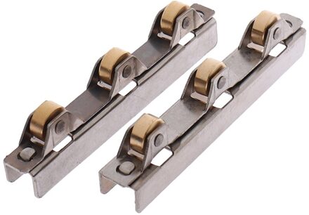 8Mm Glazen Schuifdeur Roller Klem Rvs Wiel Katrol Rollers Voor Badkamer Deur Shop Wijn Kast